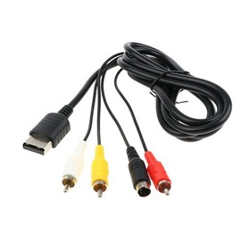 Cable 3RCA AV and S-Video Combo Cord for SEGA DreamCast Console DC 128 1.8m/6ft