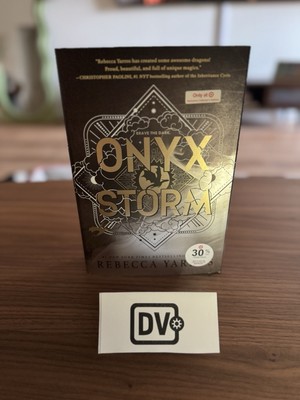 Onyx Storm - Target Exclusive Edition - by Rebecca Yarros (Hardcover) - IN HAND
