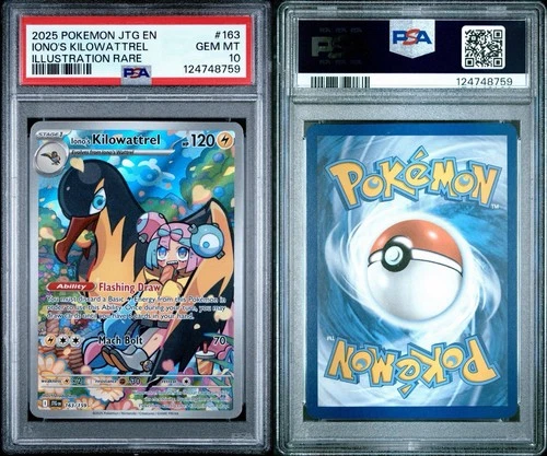 Iono's Kilowattrel 163/159 Sv09: Journey Together Holo PSA 10