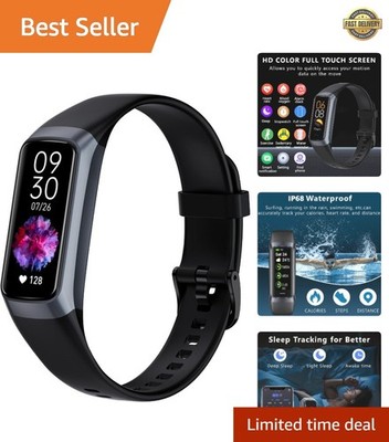 Advanced Fitness Tracker - Sleep Monitor, Heart Rate Data & Custom Watch Faces