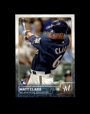 2015 Topps #640 Matt Clark RC Milwaukee Brewers