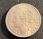 1891-S Morgan Silver Dollar  90% US Coin Super Clean AU