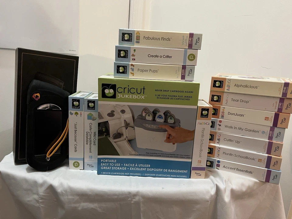 Lote Cricut con Gitano, Jukebox y Grandes Cartuchos Foto 4 de 4