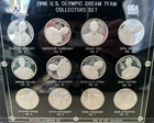 COMPLETE 1996 U.S. Olympic DREAM TEAN Silver Set #57/1000 12 Ounces .999 fine