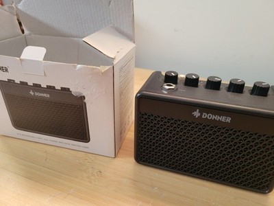 Donner DA10 Wireless Guitar Amplifier 5W Electric Mini Travel Amp BatteryPowered