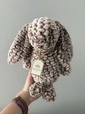 Jellycat BASHFUL LUXE BUNNY PINE BAS3BRW Out Soft Toy Plush for