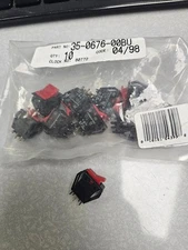GC Electronics 35-0676-00bu On/OFF/ON Rocker Switch DPDT 8a Lug Rocker
