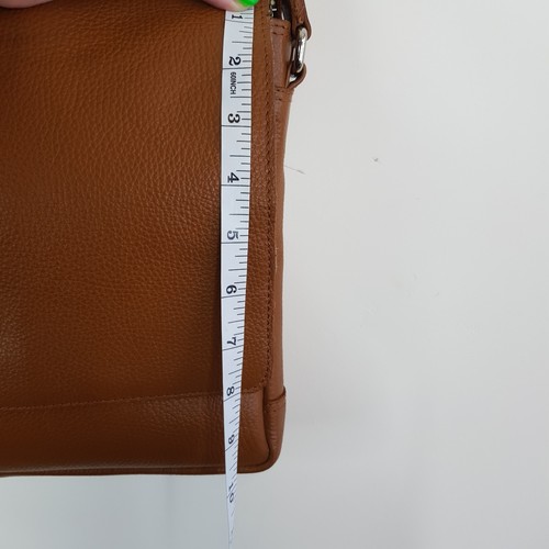 Rowallan Scotland Tan Leather Shoulder Crossbody Bag Hand Made Satchel - Picture 11 of 13