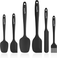 Silikon-Spatel-Set Kochutensilien HitzebestäNdig 4-Tlg. SpüLmaschinenfest
