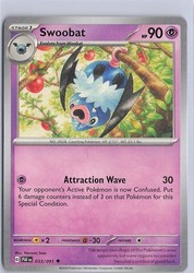 Swoobat 033/091 Paldean Fates