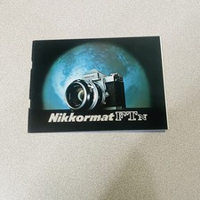 Vtg Original NIKKORMAT FTn Camera Photography Sales BROCHURE Booklet
