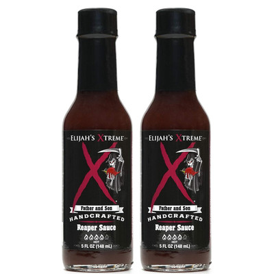 Carolina Reaper Hot Pepper Sauce with Sweet Black Cherries, Cranberries and Kent