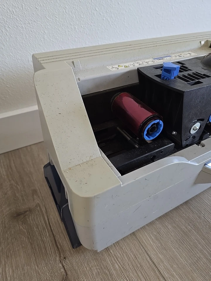 Zebra P330I Single Side ID Card Color Thermal Printer UNTESTED FOR PARTS - Image 3 of 4