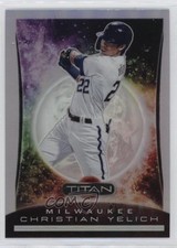 2020 Panini Chronicles Titan Holo Christian Yelich #28 0zg6