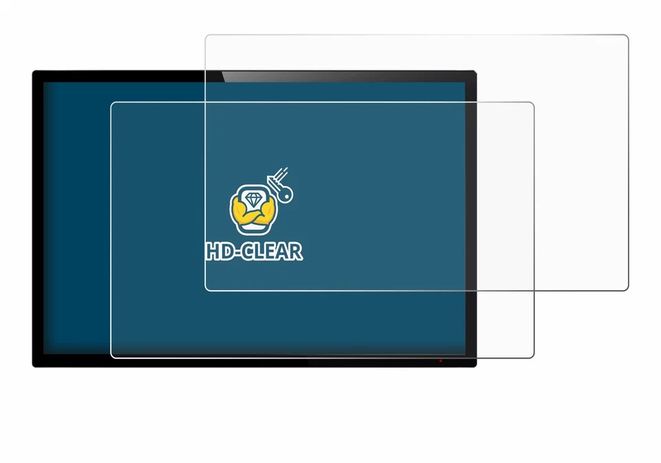 2 Pezzi Pellicola per 17.8 cm (7 pollici) Displays 154.8 x 87 mm - Immagine 2 di 4