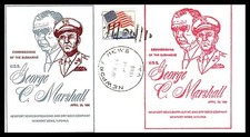 USS GEORGE C MARSHALL COMMISSIONING APR 29 1966 NEWPORT NEWS VA NAVAL CACHET BX2