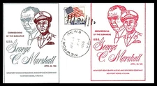 USS GEORGE C MARSHALL COMMISSIONING APR 29 1966 NEWPORT NEWS VA NAVAL CACHET BX2