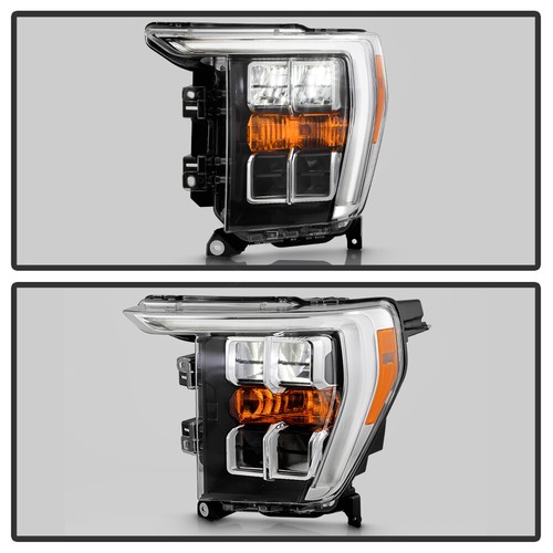 For 2021-2023 Ford F150 w/o Adaptive w/ Quad LED Reflector Headlight Driver - Picture 7 of 10