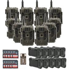 Stealth Cam 40MP Deceptor Max Cellular Trail Camera 10 Pack Bundle