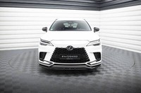 Front Ansatz FüR Lexus RX F-Sport Mk5 Schwarz Hochglanz Spoilerlippe Schwert