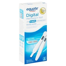 Equate Digital Pregnancy Test 2 count- early detection of the pregnancy hormone 