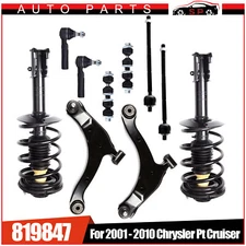 For 2001-2010 Chrysler PT Cruiser Front Struts & Control Arms & Tie Rods End