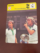 1979 Sportscaster Card #54-17 The Lloyd Brothers - England - Tennis - MT
