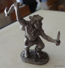 Vikings soldier 9-10 century heavy metal handmade 40 mm  3