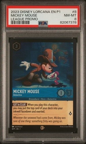 Mickey Mouse - Detective graded PSA 8 for sale on eBay