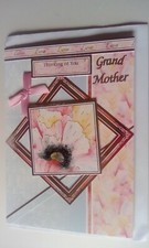 Personalised handmade birthday card for your Grandmother very pretty card