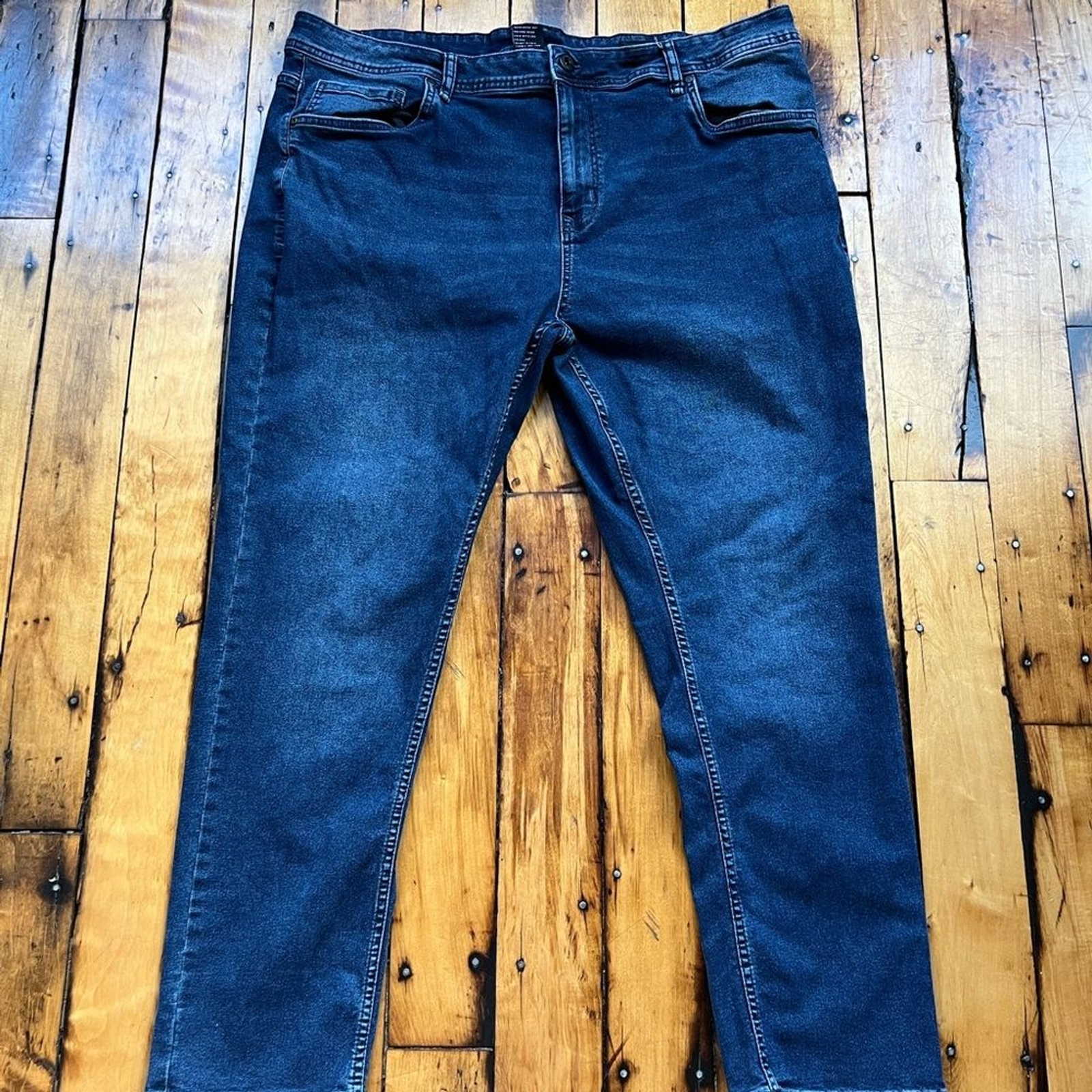 The Perfect Jean Men’s 42x30 Slim Fit Jeans Blue Denim Dark Wash Stretch