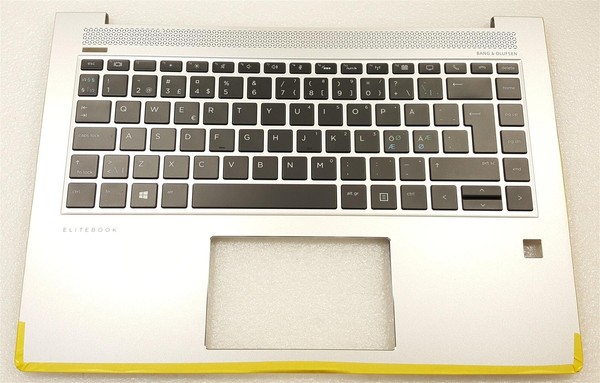 Hp Elitebook 1040 G4 L02267-DH1 Handauflage DäNische Finnisch Norwegian Tastatur-image