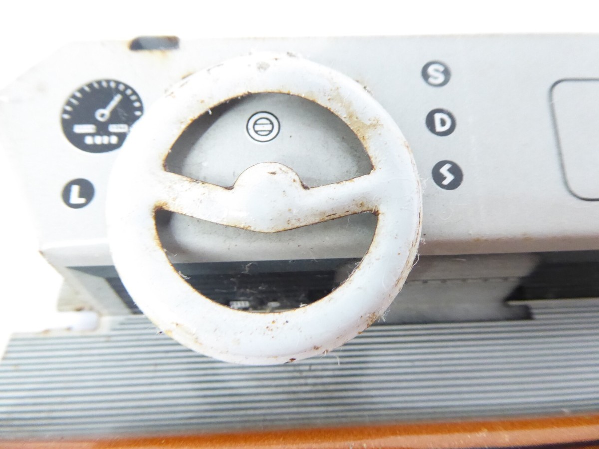JOUSTRA RARE CAMION RAMPE LANCE FUSEE EN TOLE AVEC NOTICE