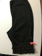 Rare Vintage Vanity Fair All Nylon Petti Pants 50s-60s Lace Rows Red Bows Sz 5