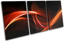 Design Contemporary Modern Abstract TREBLE CANVAS WALL ART Picture Print