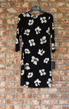 Tommy Hilfiger Multicolored 3/4 Length Sleeves Dress Size 4 NWT