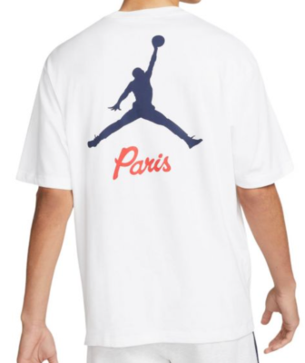Nike Jordan Paris Saint-Germain Logo T-Shirt White Size Small