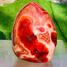 4.69lb Rare Natural Red Agate Quartz Crystal Free Form Mineral Display Healing