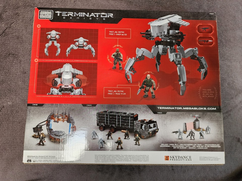 Mega Bloks Terminator Genisys Spider Tank Construx Set T-800 Blocks | eBay