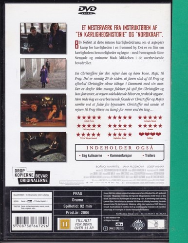 Prag (DVD, 2007, Region 2) Mads Mikkelsen : Danish English Sub-titles : AV5# - Picture 2 of 2