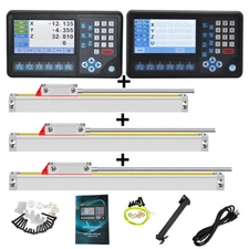 1um/5um Linear Glass Encoder 2/3/4 Axis Digital Readout DRO Mill Milling Lathe 