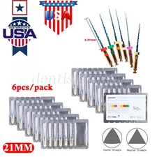 Dental Endo Files Root Canal Endodontic engine Files NITI Rotary tips 21MM NEW