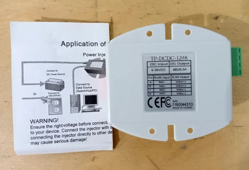 Tycon TP-DCDC-1248 48V Power Over Ethernet