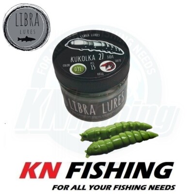 LIBRA LURES KUKOLKA 42 Silicon Lures Amino Boosted 42mm 10pcs