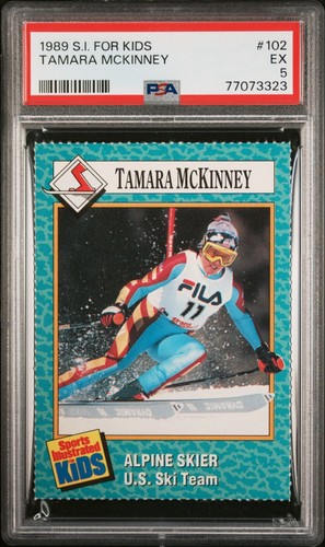 1989 Sports Illustrated for Kids SI #102 Tamara McKinney PSA 5 Pop 1