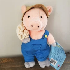 Stuffins Fairy Tale Friends This Little Piggy" Vintage 1999 8" Tags