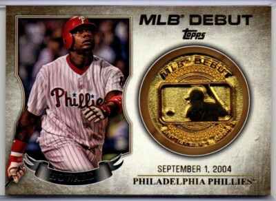 2016 Topps Baseball Series 1 Ryan Howard Major League Debit Medallion MDM-RH