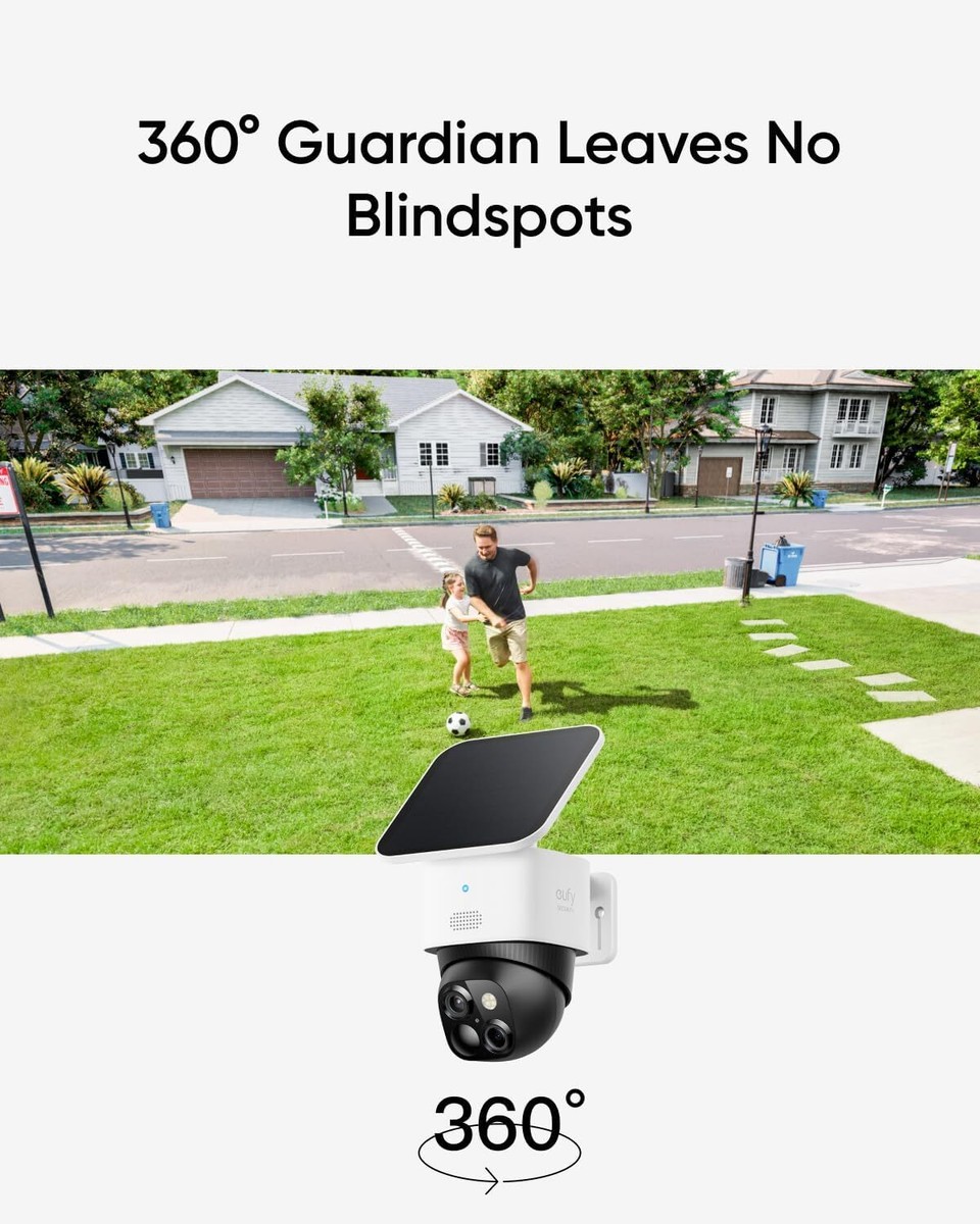 eufy SoloCam S340 Solar Wireless Security Camera Outdoor