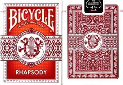 Bicycle Rhapsody Playing Cards Deck (Red) New