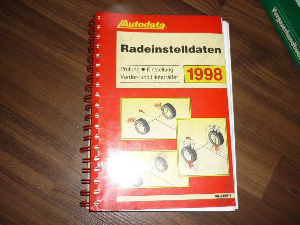 autodata radeinstelldaten 1998 prüfung einstellung vorder- und hinterräder - Bild 1 von 1
